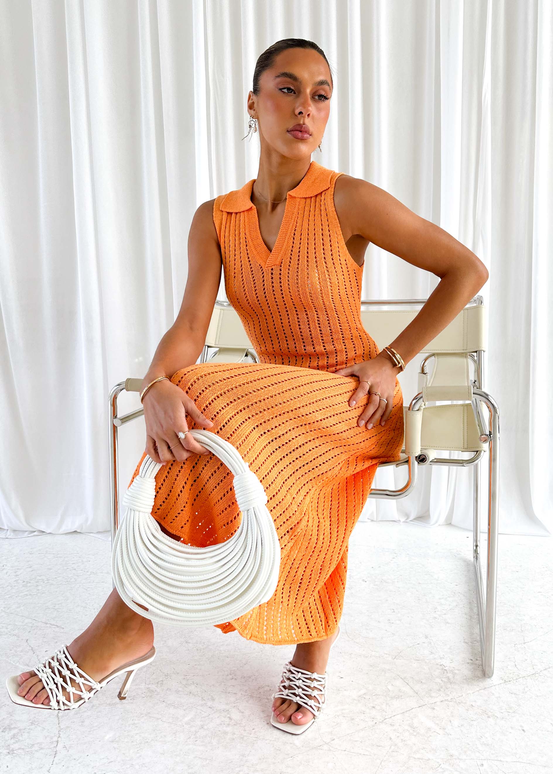 Audrey Knit Midi Dress - Mango