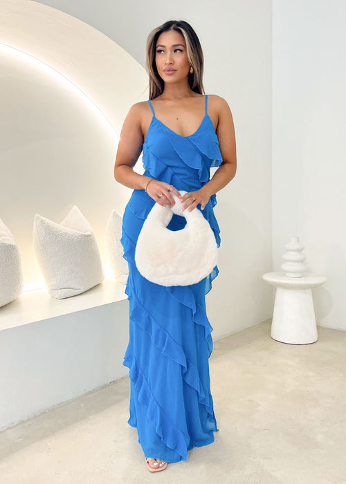 Fiesto Maxi Dress - Cobalt