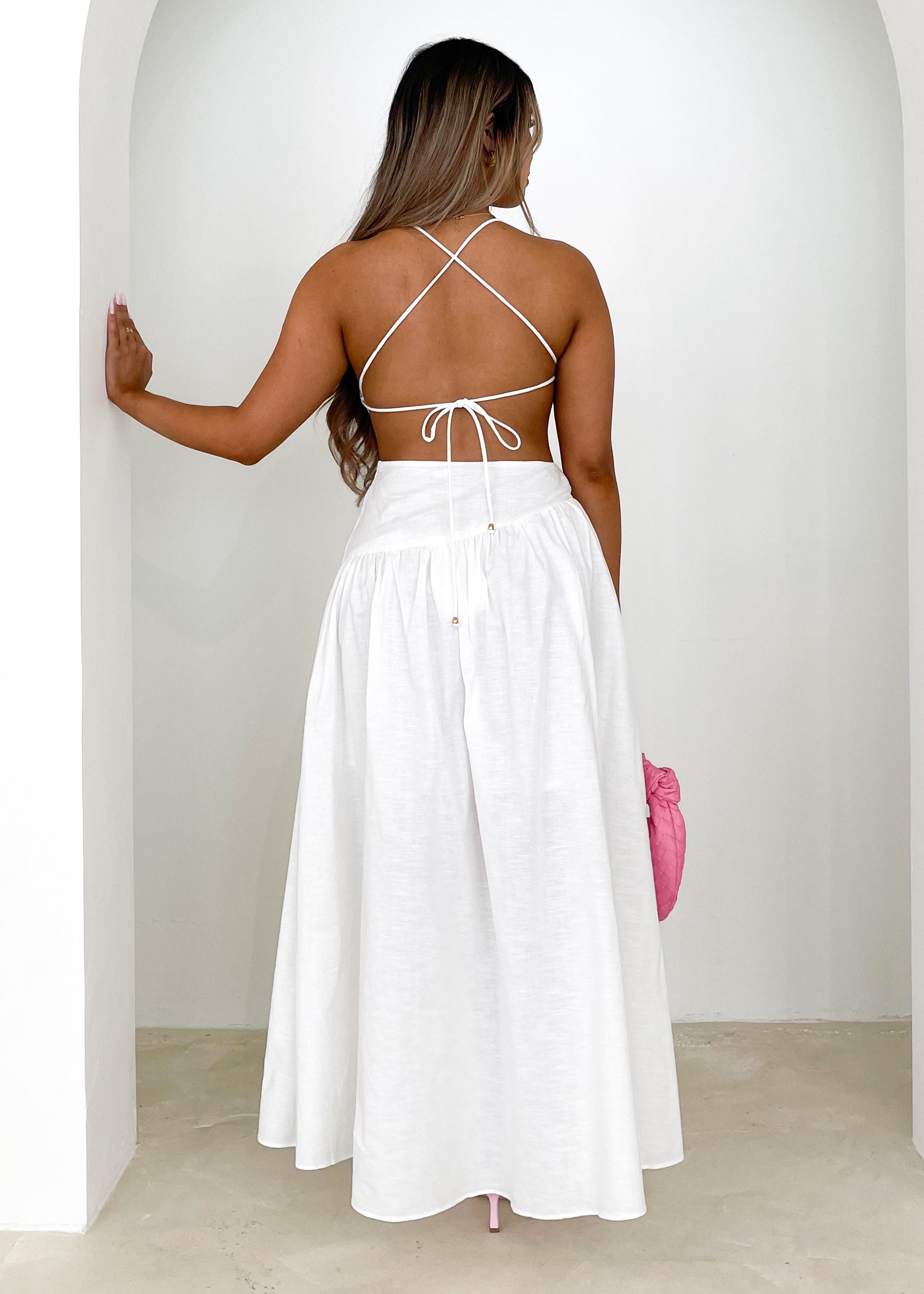 Estellia Maxi Dress - Off White