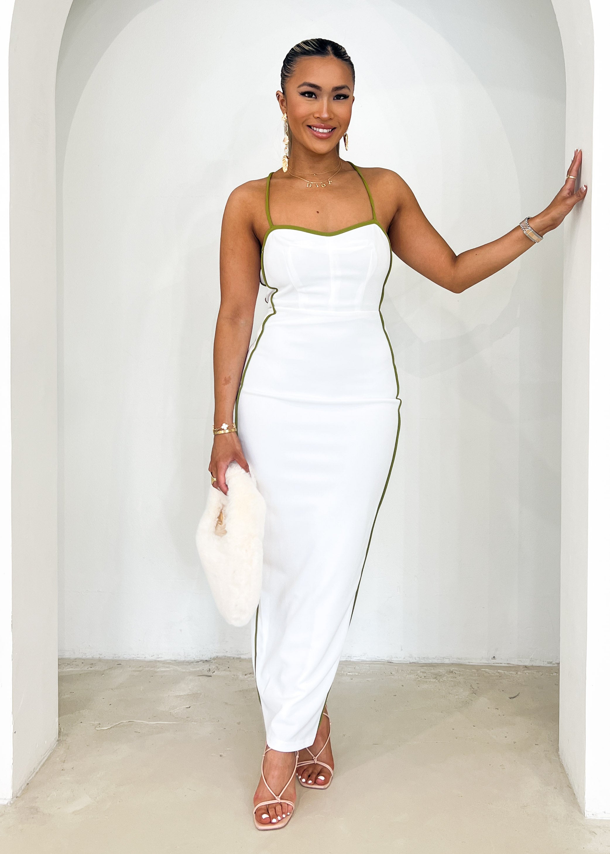 Pimi Maxi Dress - White