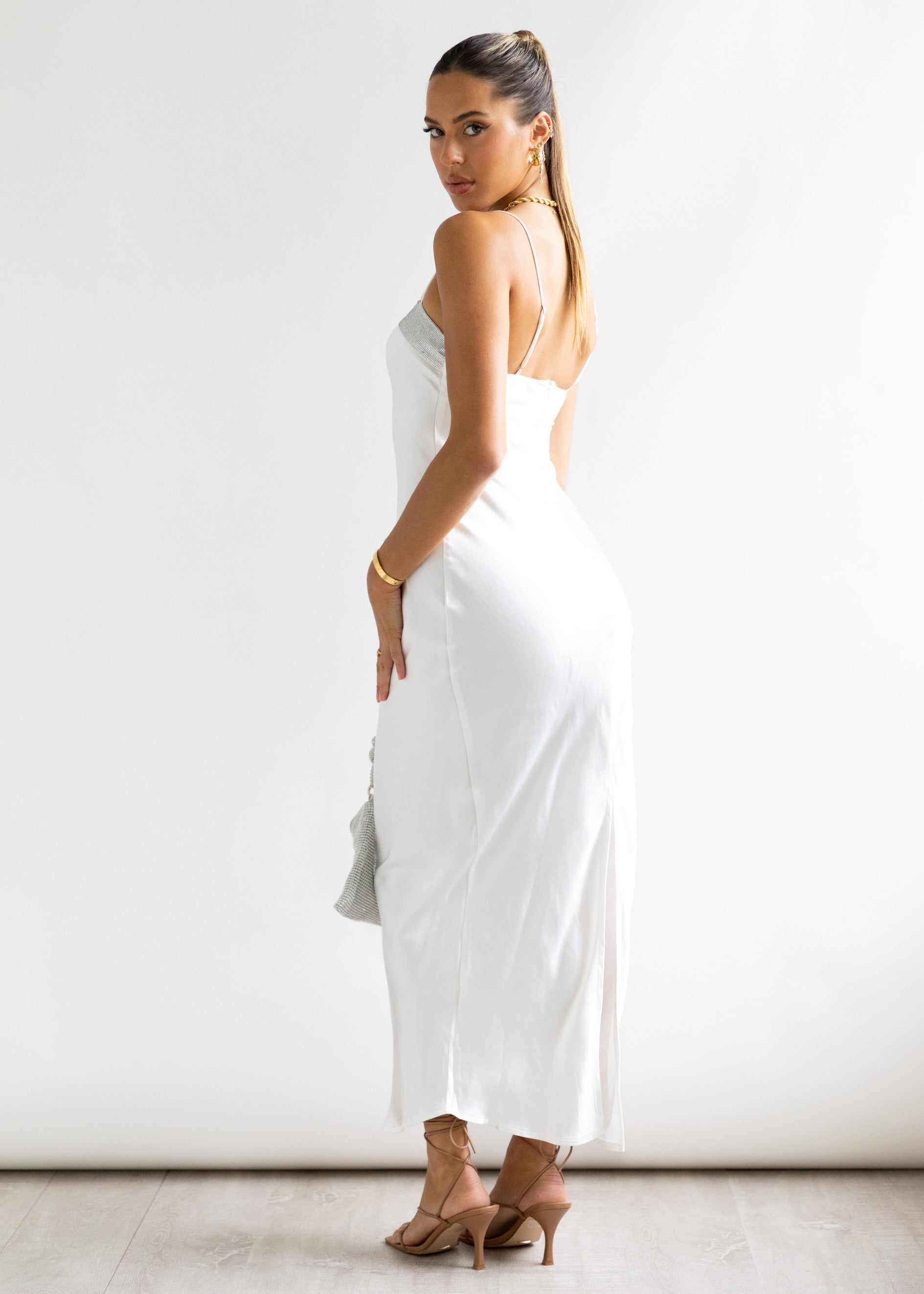 Rana Midi Dress - Off White