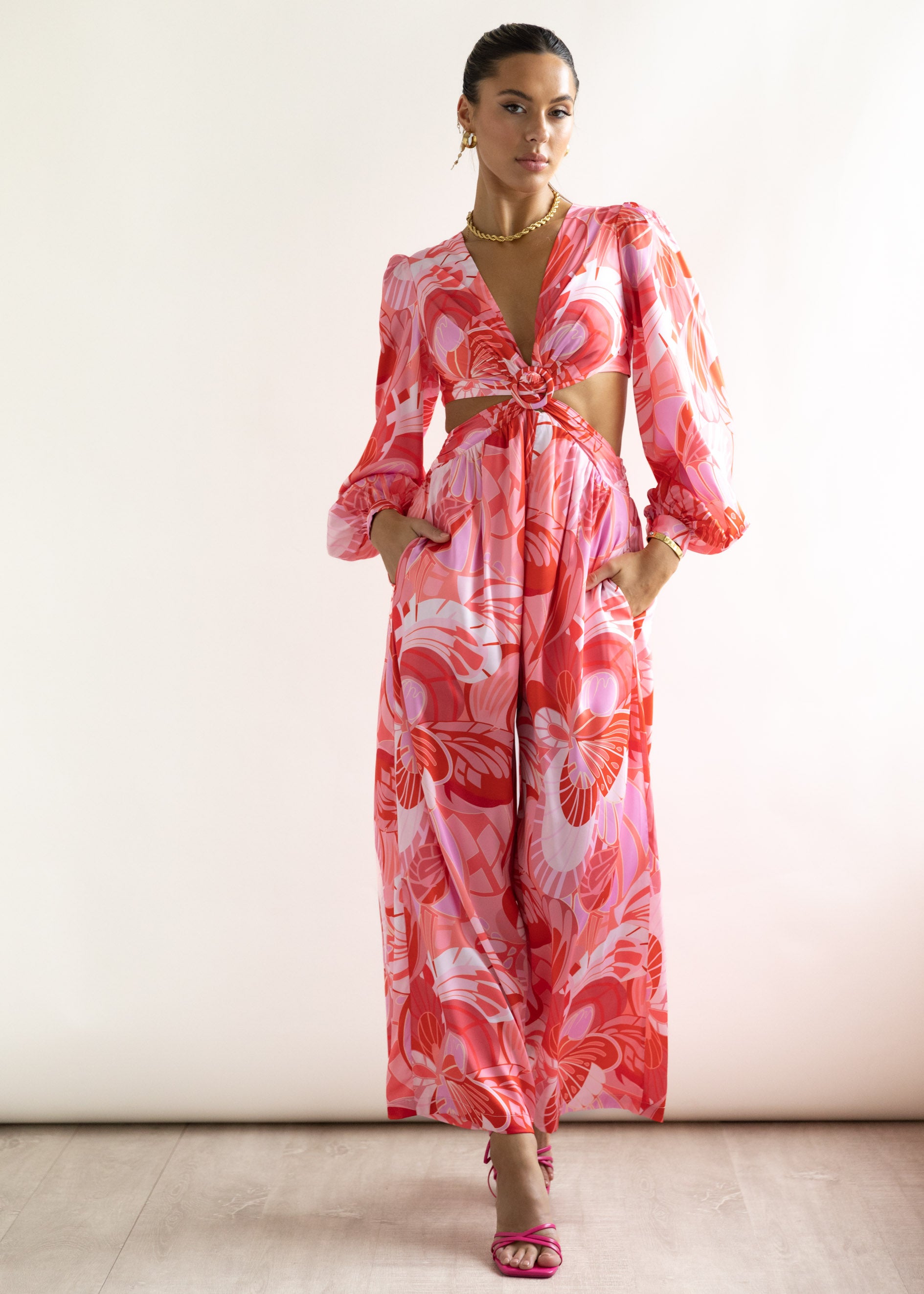 Orlace Pantsuit - Blush Floral
