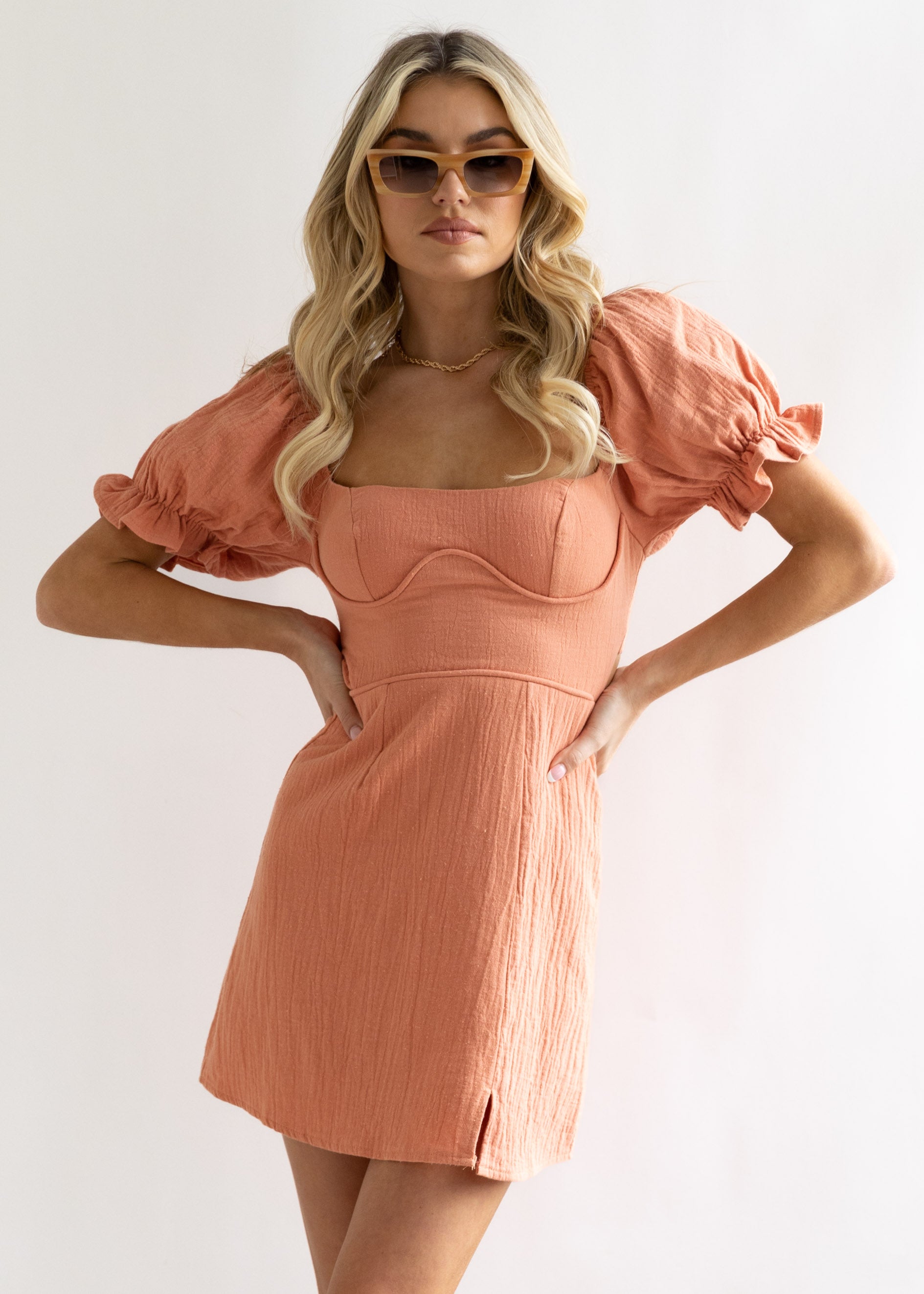 Nerra Dress - Apricot