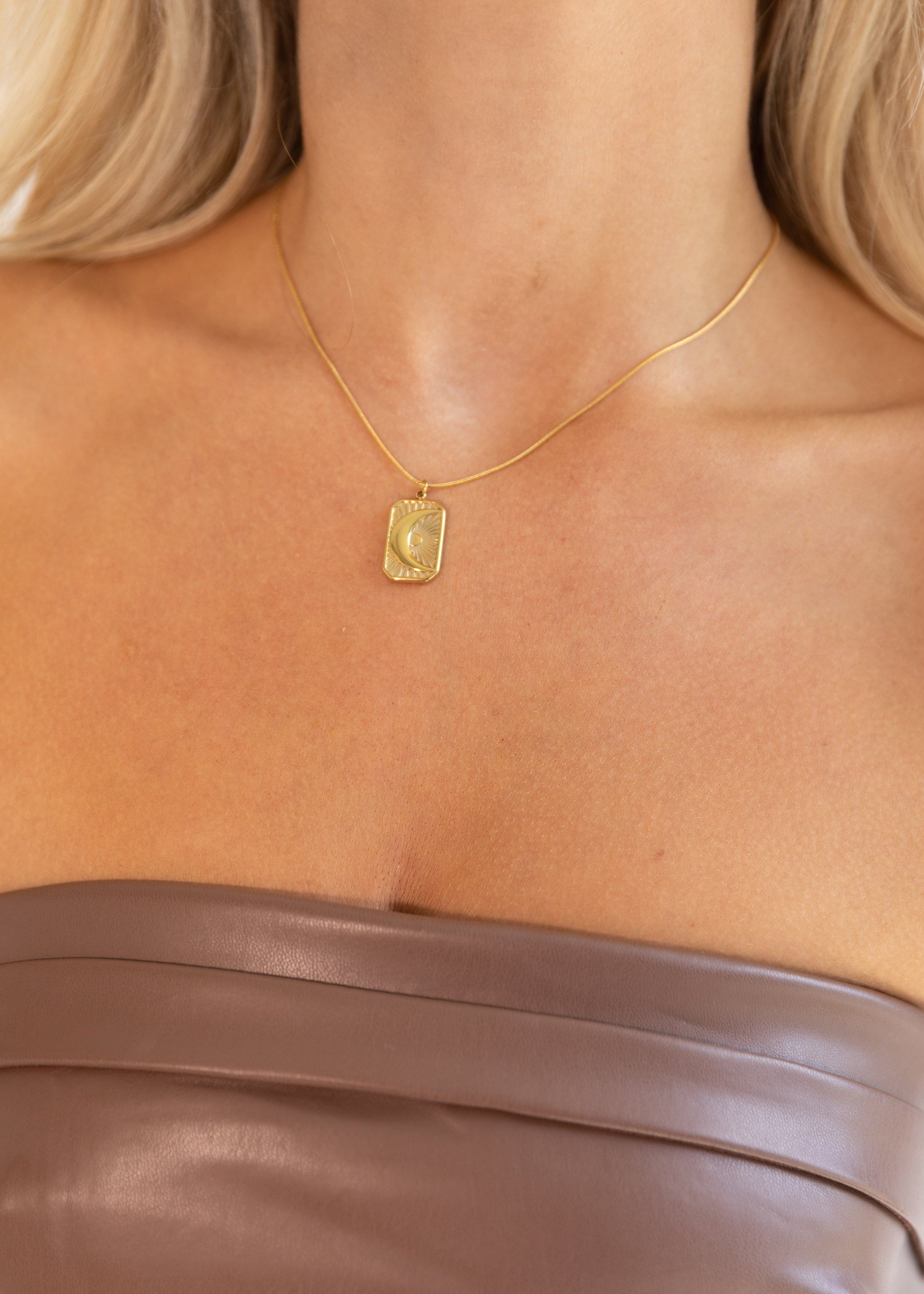 Oasis Gold Plated Necklace - Gold