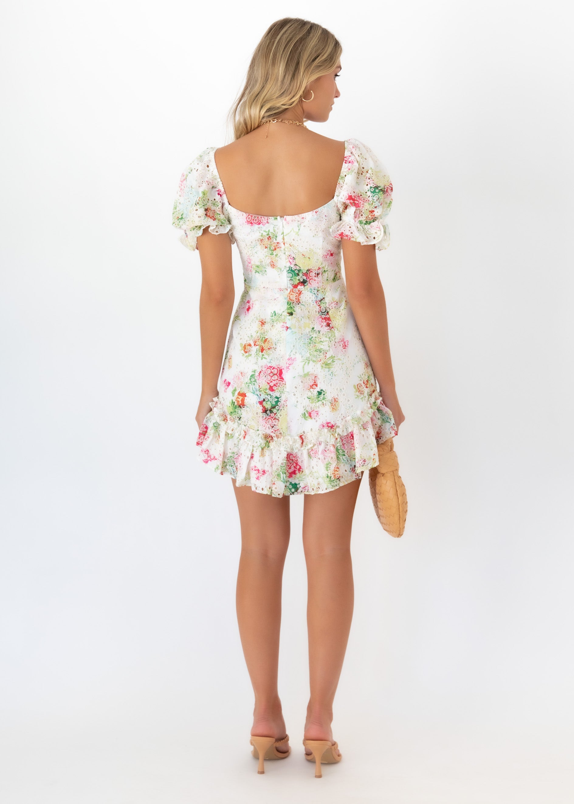 Antionette Dress - Cream Anglaise